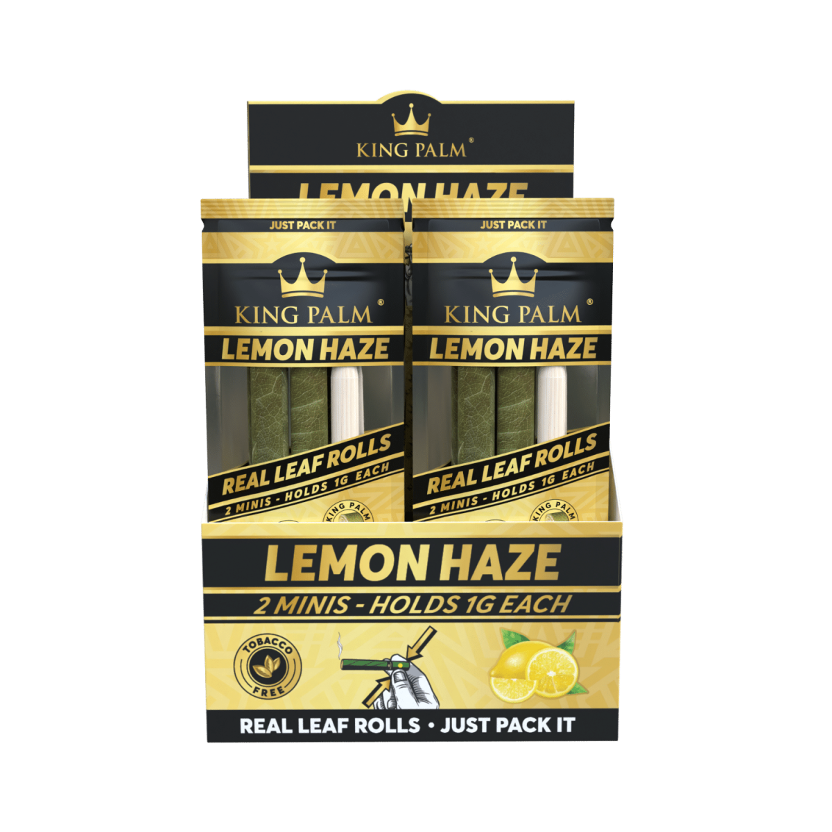 King Palm - Mini - 2 Stück - Lemon Haze - Display - 20 Stück