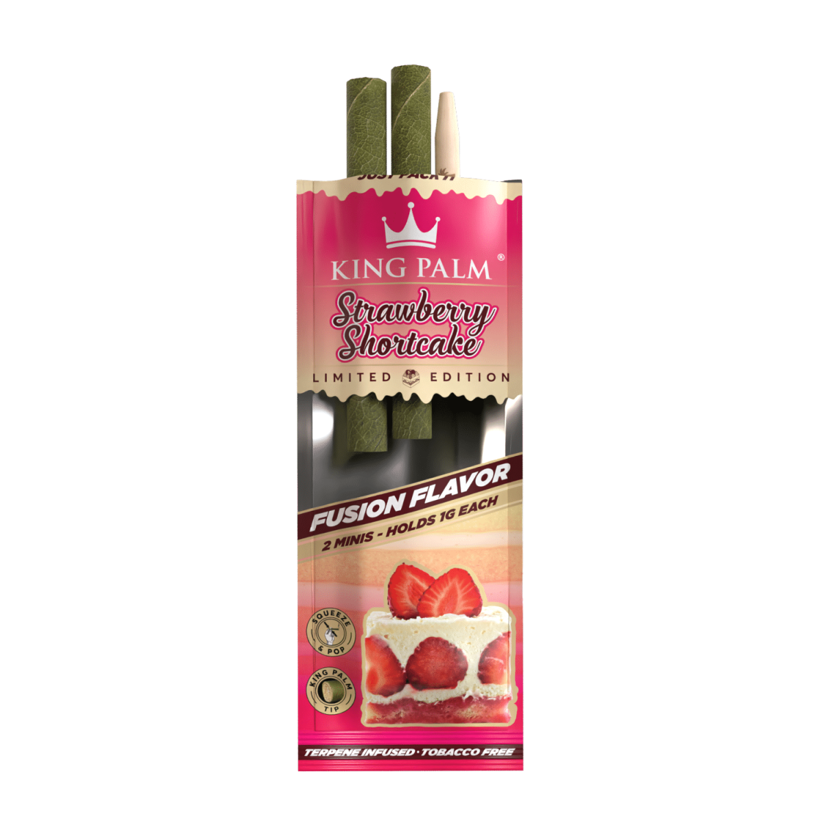 King Palm - Mini - 2 Stück - Strawberry Shortcake - Display - 20 Stück