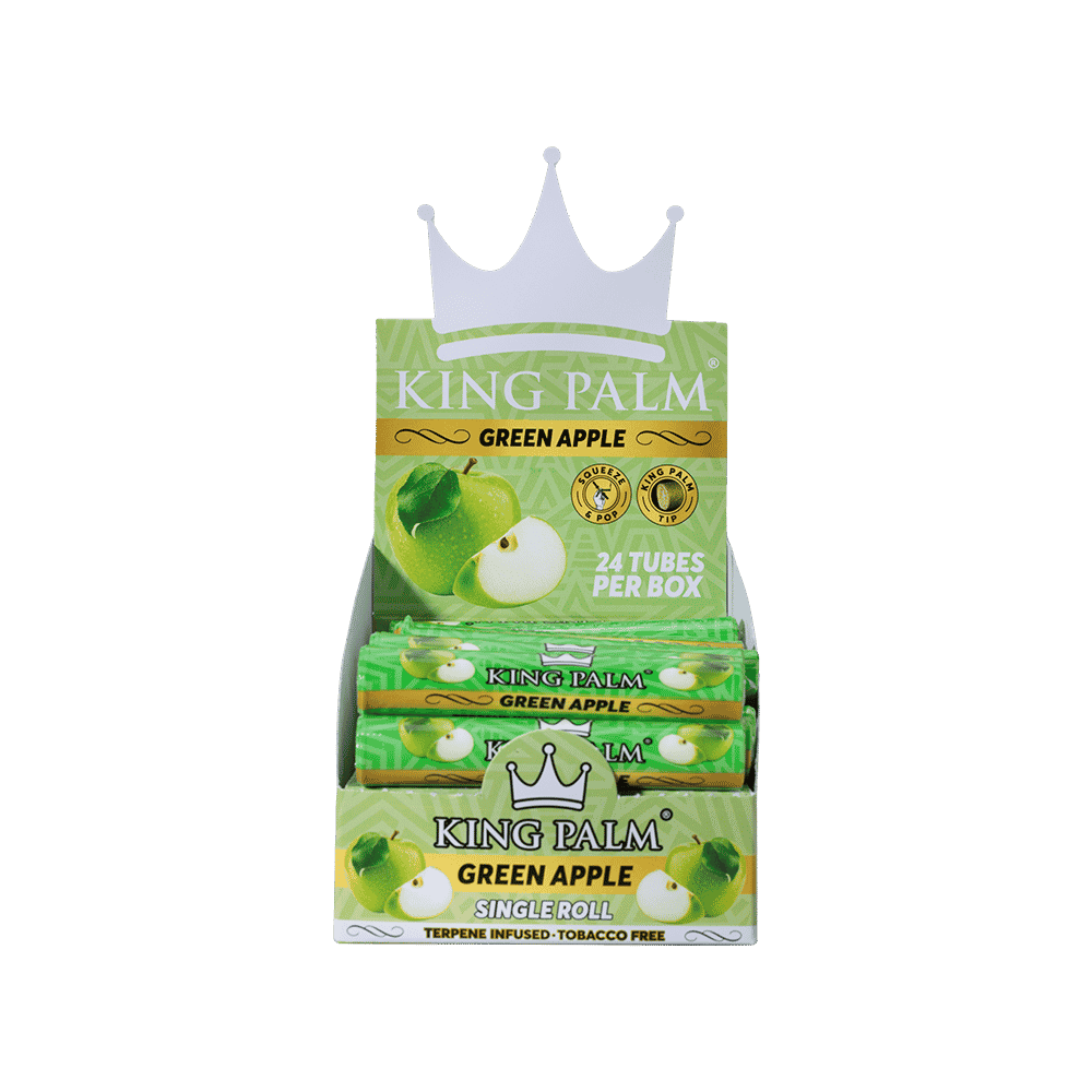 King Palm - Mini Tube - Green Apple - 1 Stück - Display - 24 Stück