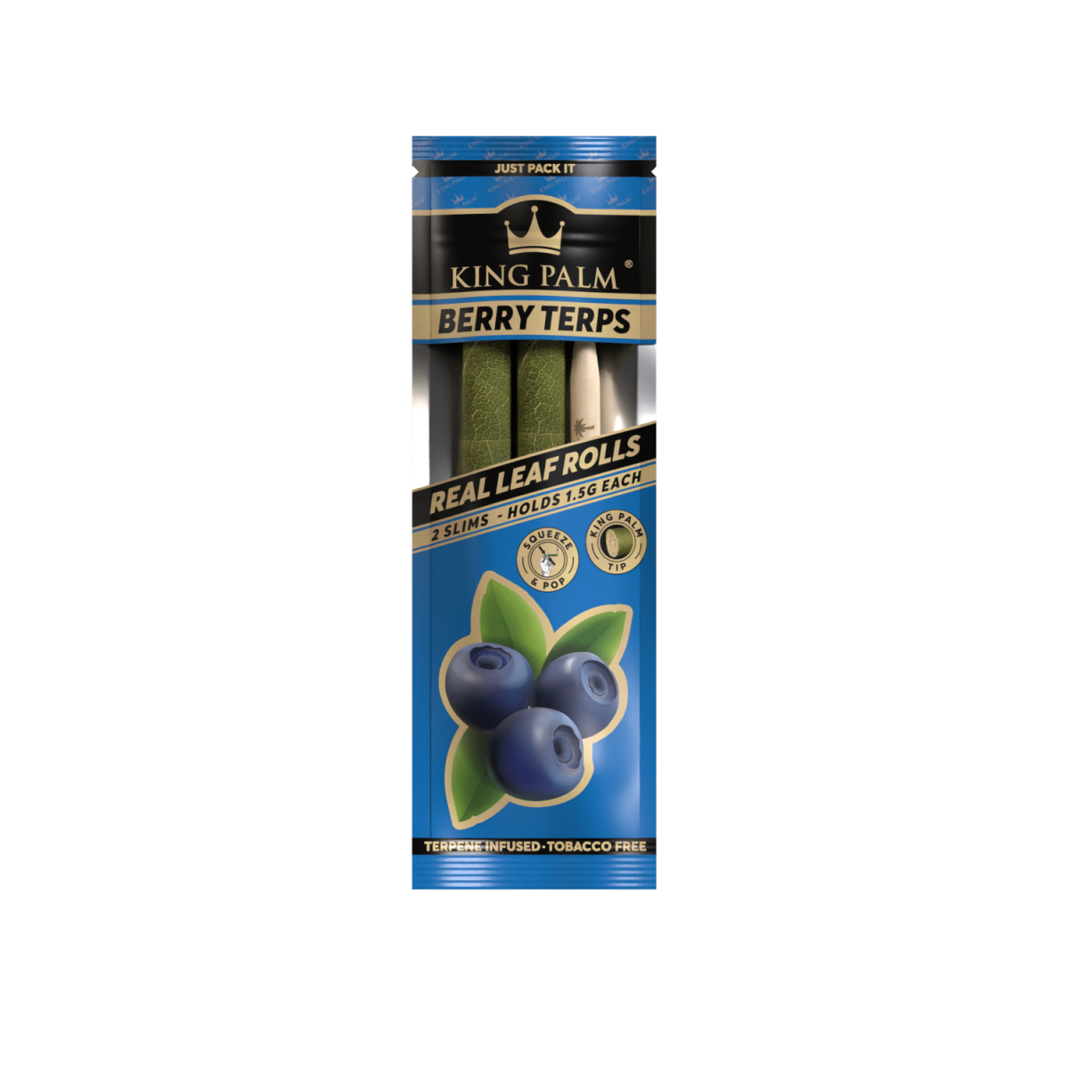 King Palm - Slim - 2 Stück - Berry Terps - Display - 20 Stück