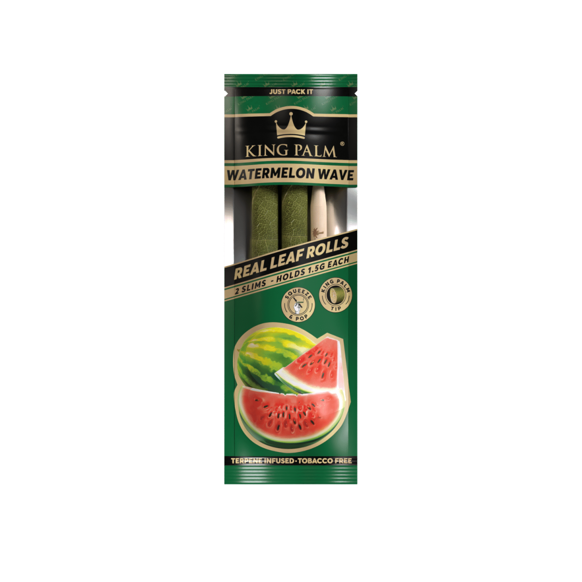 King Palm - Slim - 2 Stück - Watermelon Wave - Display - 20 Stück