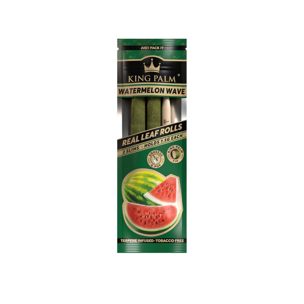 King Palm - Slim - 2 Stück - Watermelon Wave - Display - 20 Stück