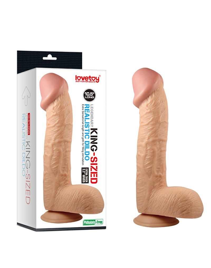 1: King-Sized Legendary Realistic Dildo 10.5"