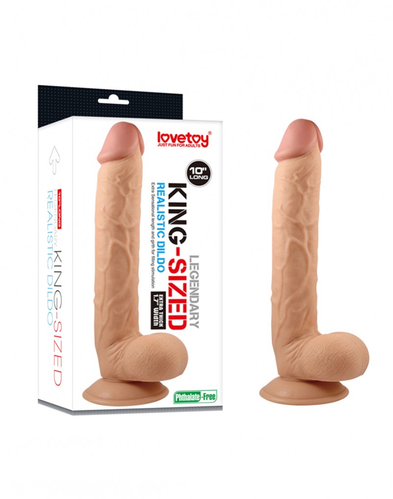 1: King-Sized Legendary Realistic Dildo 10"