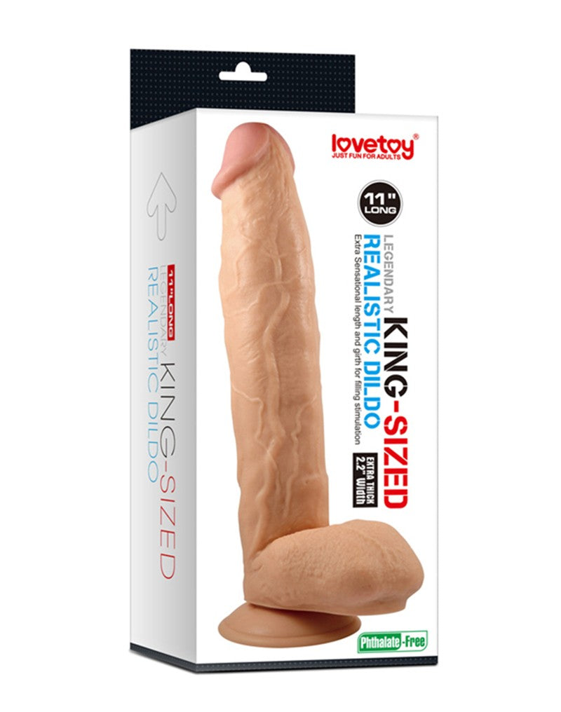 4: King-Sized Legendary Realistic Dildo 11"