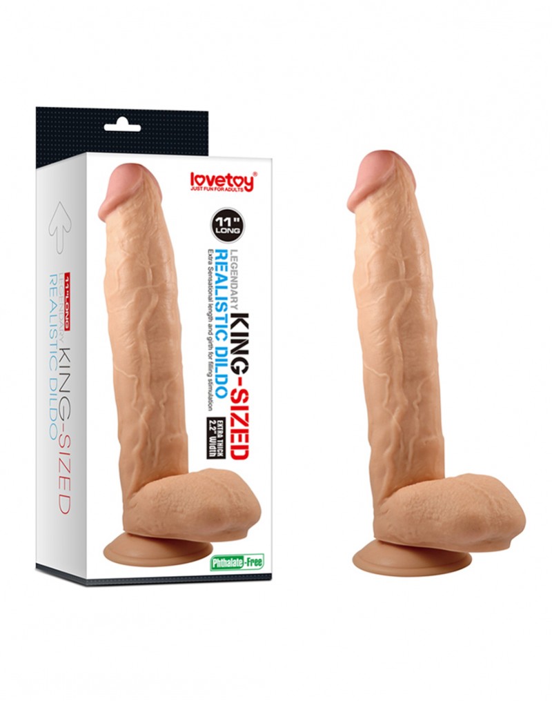 1: King-Sized Legendary Realistic Dildo 11"