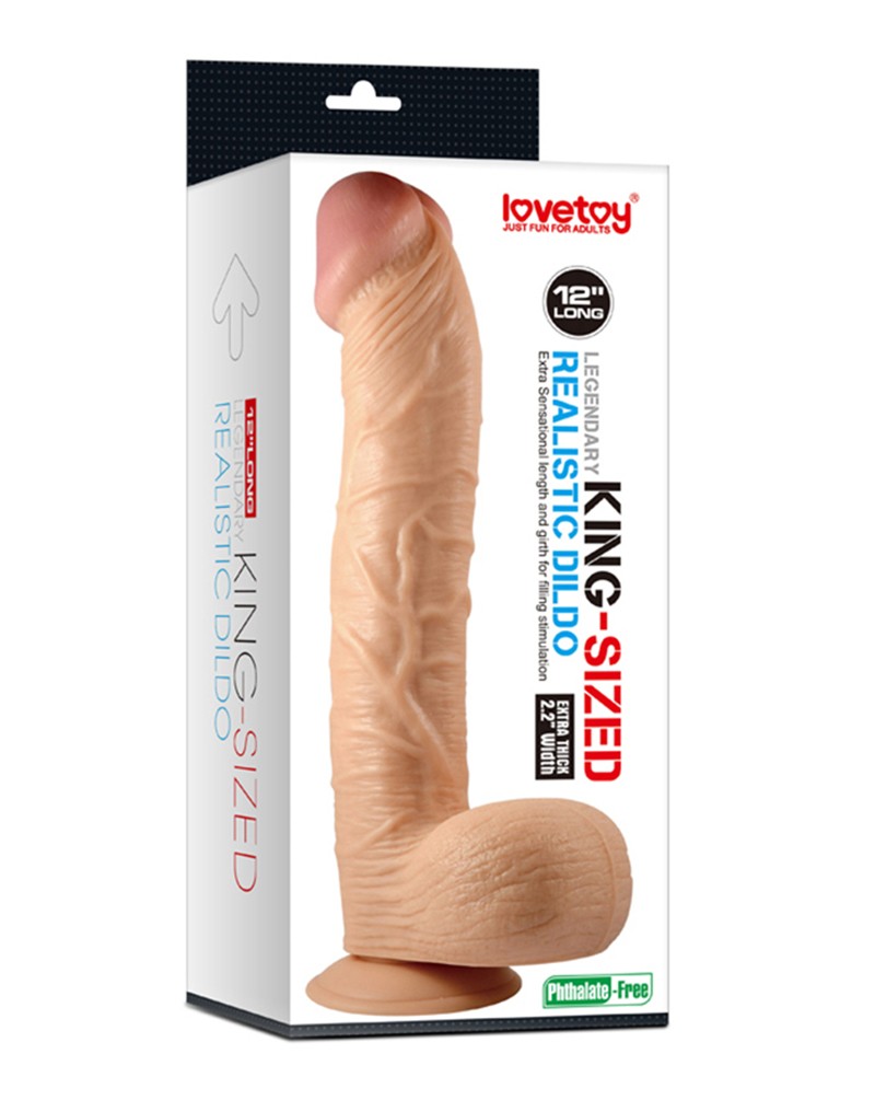 5: King-Sized Legendary Realistic Dildo 12"