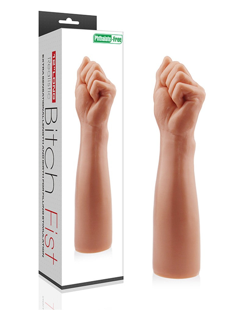 LoveToy - Sliding Skin Dildo 17.5 cm - Schwarz