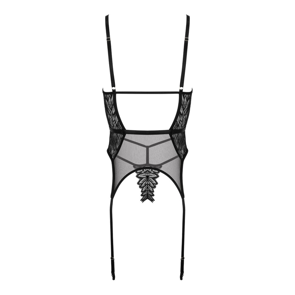 KO CO102 corset & thong black