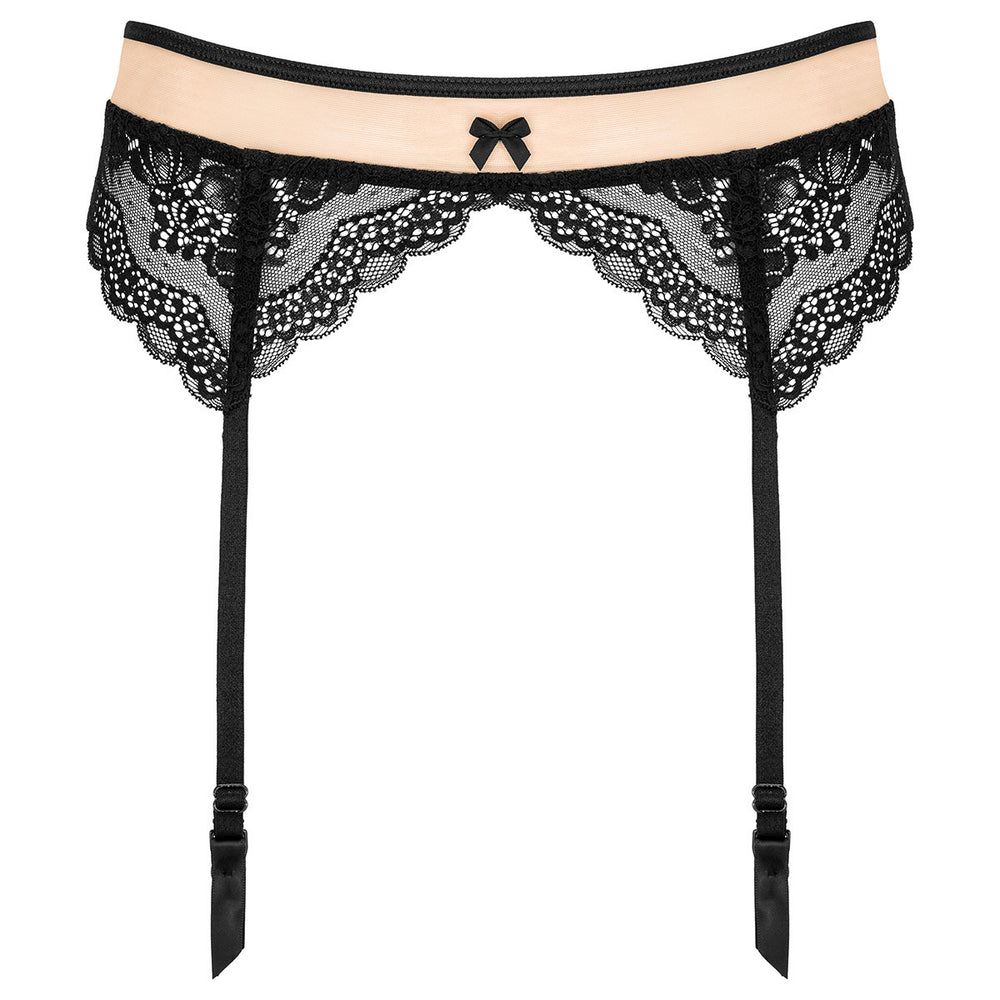 KO G001 garter belt black-beige