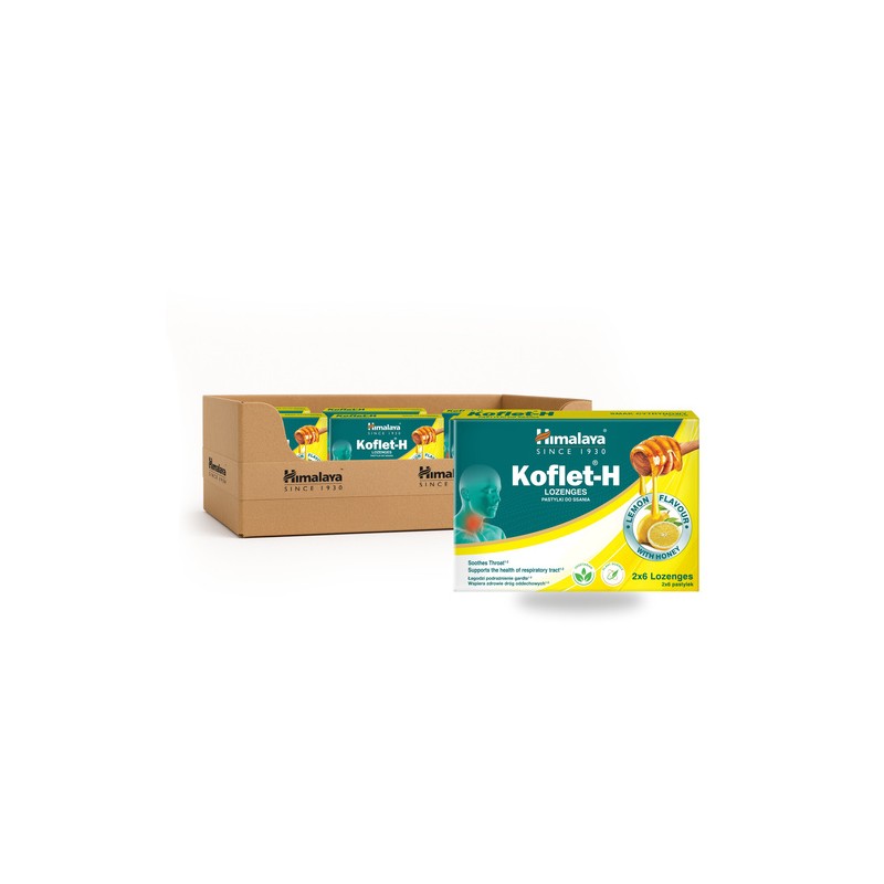 Koflet-H - 12lozenges - Lemon x10