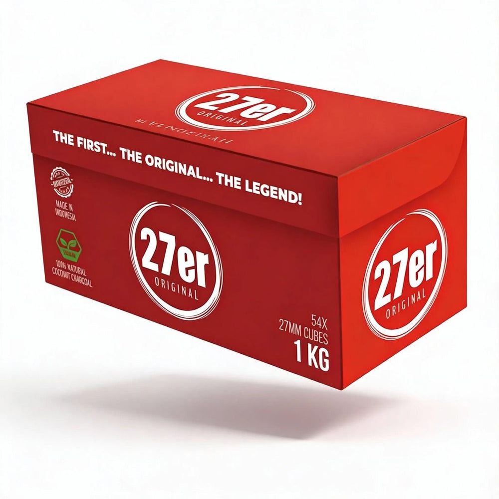 27er Original Naturkohle 27mm - 1kg Kohle