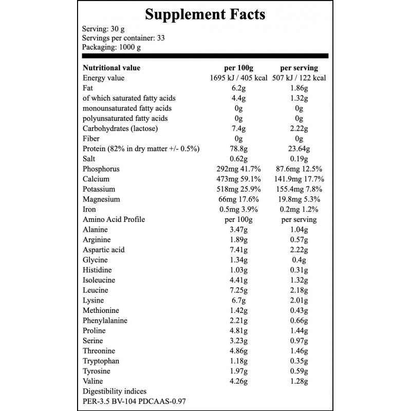 Koncentrat 80 - 1000g - Natural (konzentrieren 80) x6