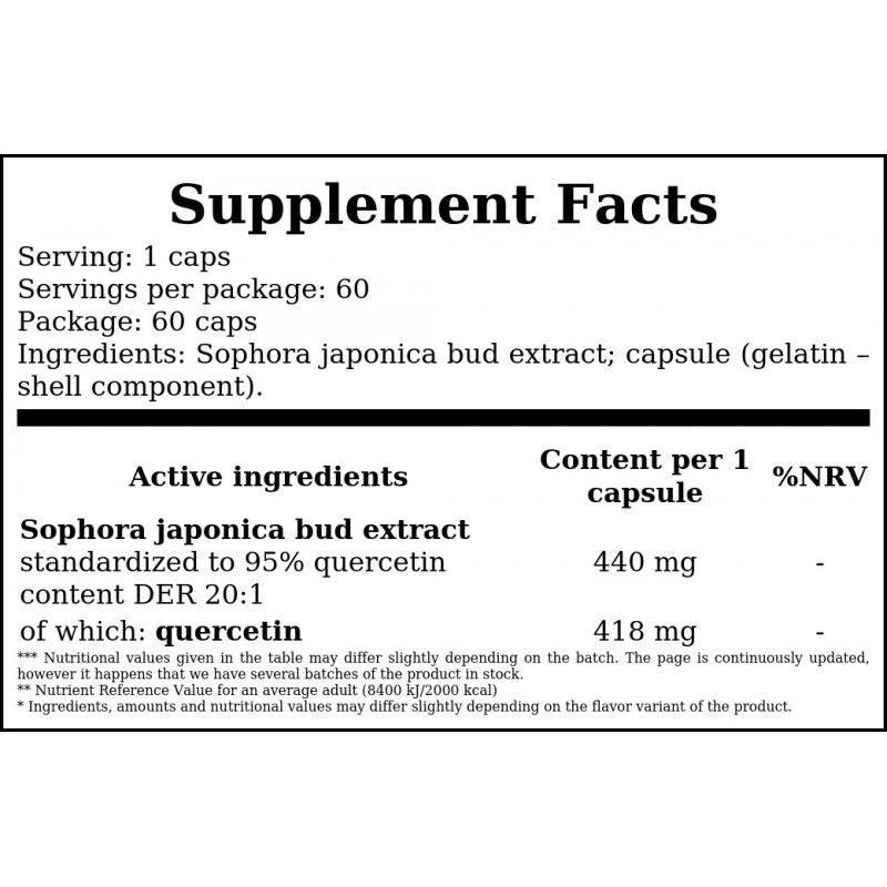 Quercetin - 60caps.