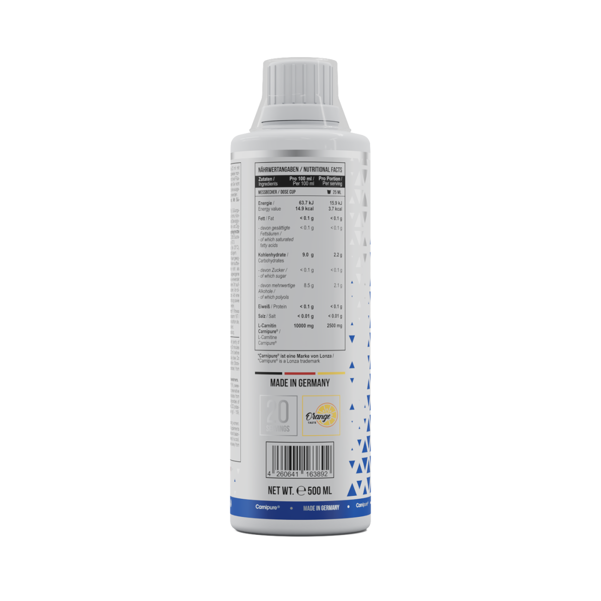 L-Carnitine Carnipure 50 000 Orange 500 ml