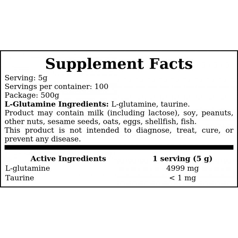 L- Glutamine - 400g + 100g