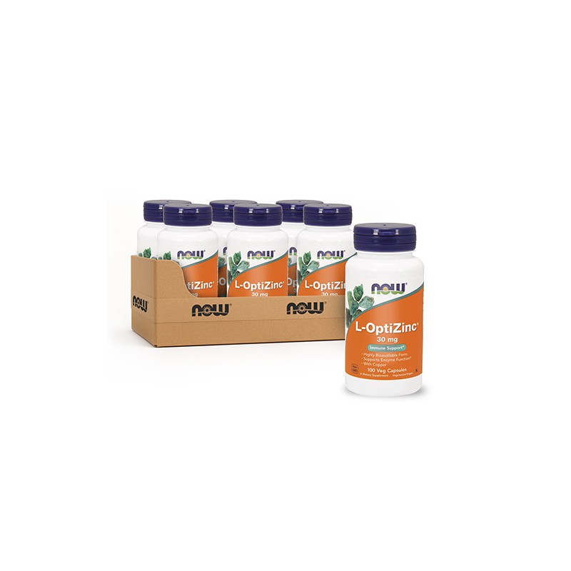 L-OptiZinc 30mg. - 100vcaps. x12