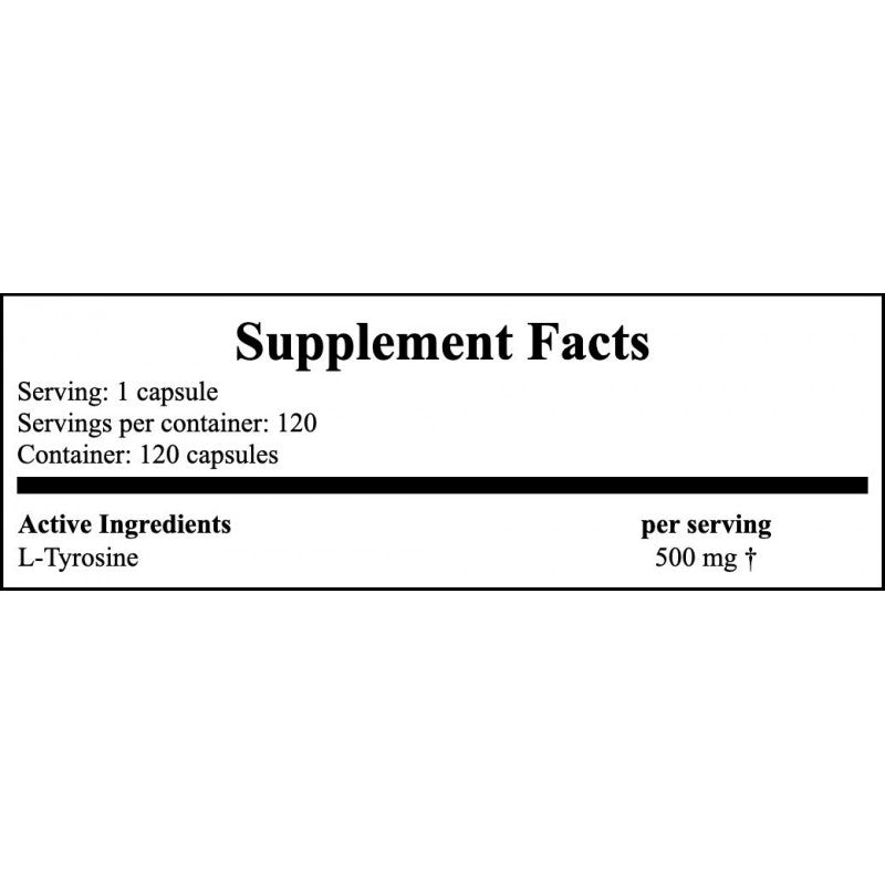 L-Tyrosine - 120caps x12