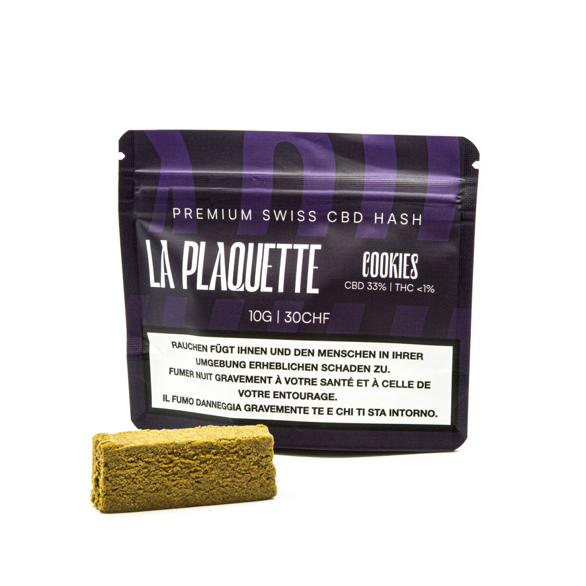 La Plaquette - CBD Hash - Cookies - 10g