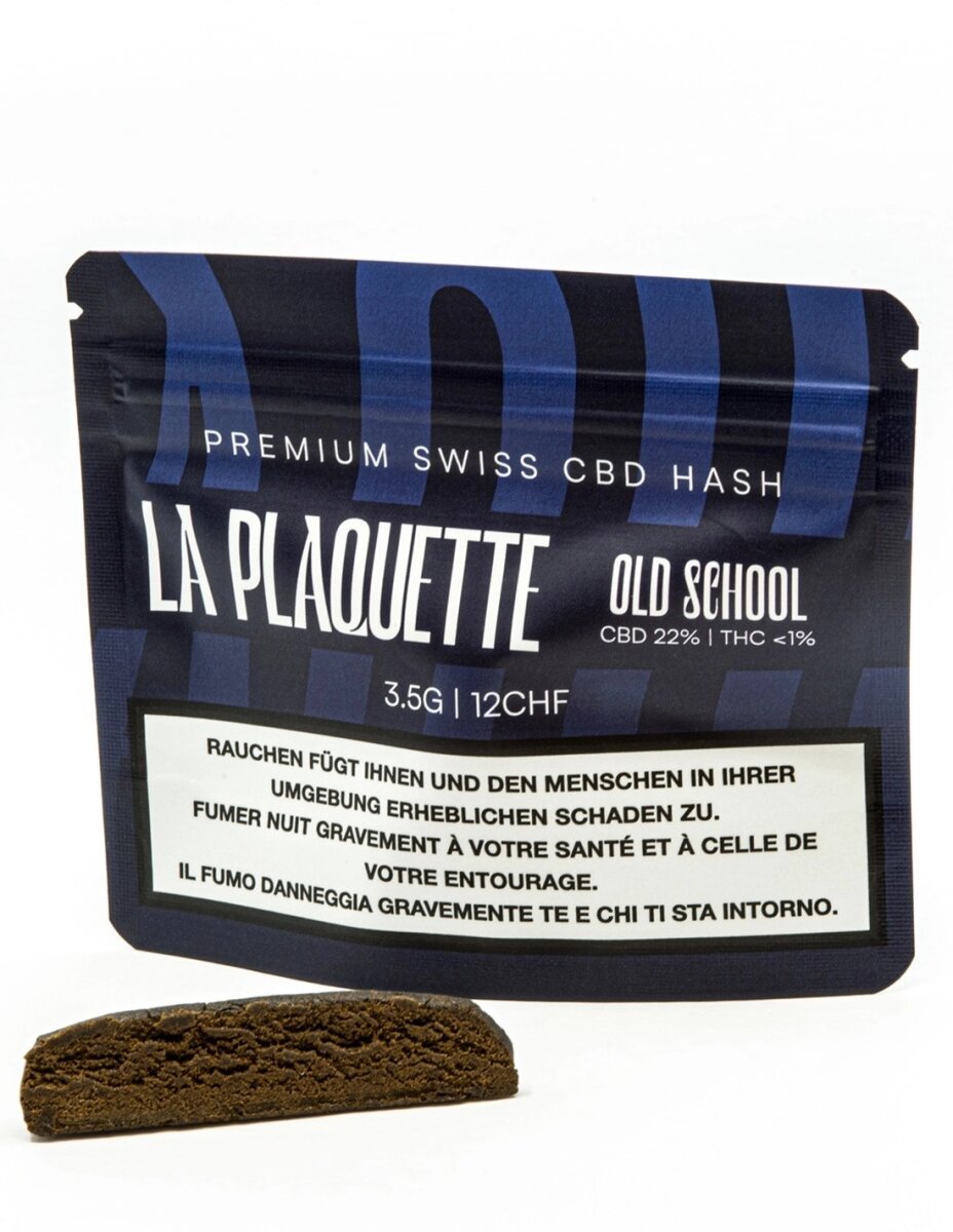 La Plaquette - CBD Hash - Old School - 3.5g