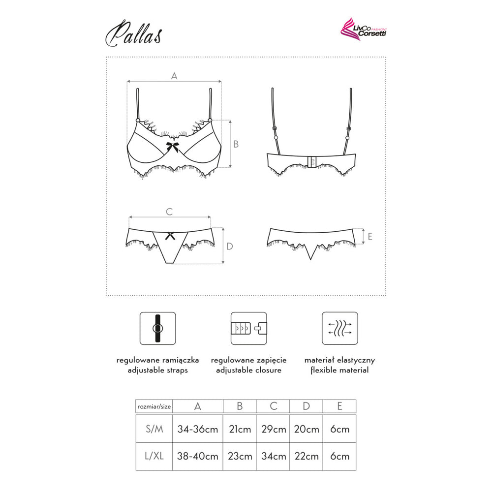 LC Pallas 2pcs set black