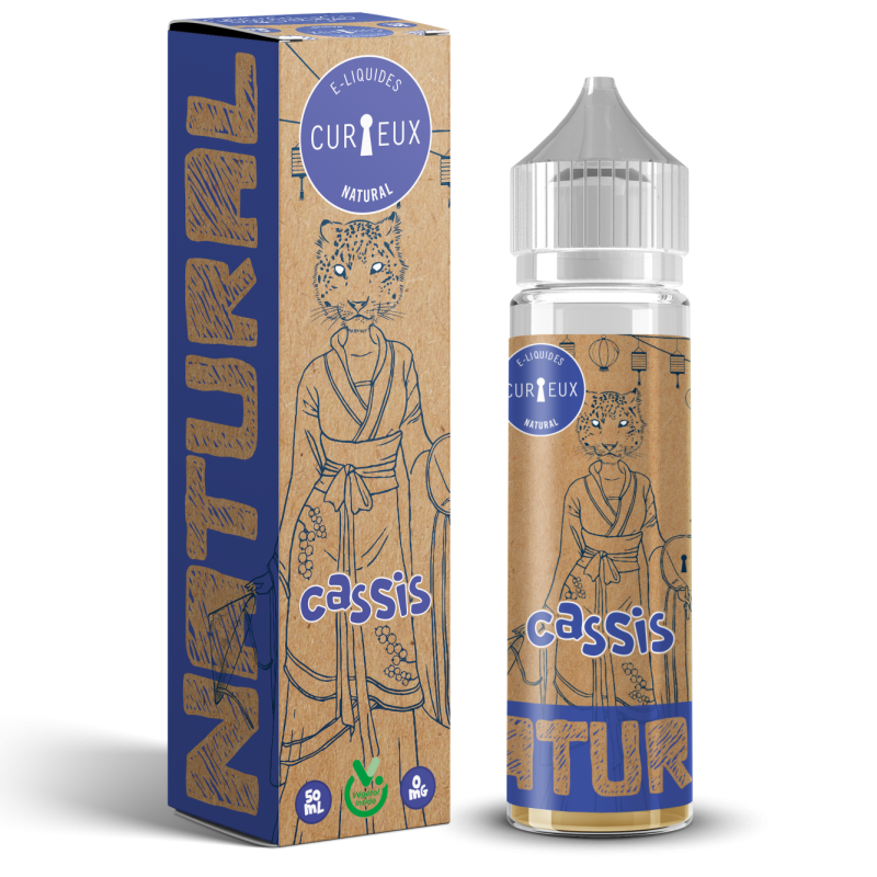 E-Liquid Natural - Cassis, CURIEUX 50ml ''Shortfill''