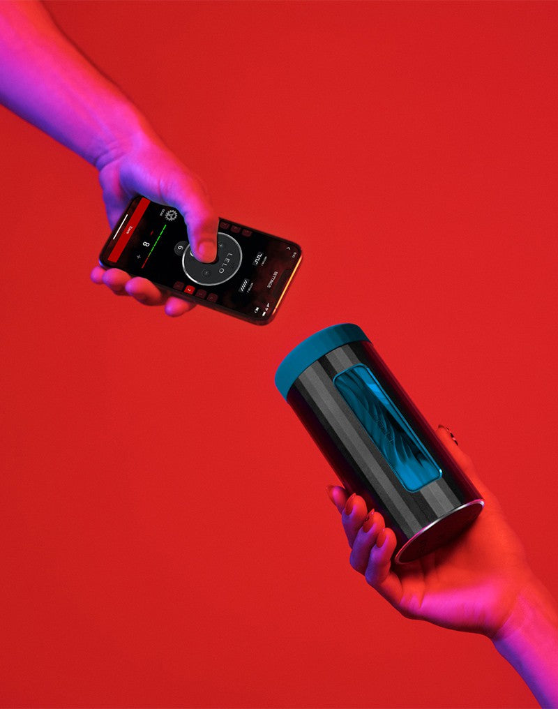 LELO - F1S V3 XL Interaktiver Masturbator mit App - Blau
