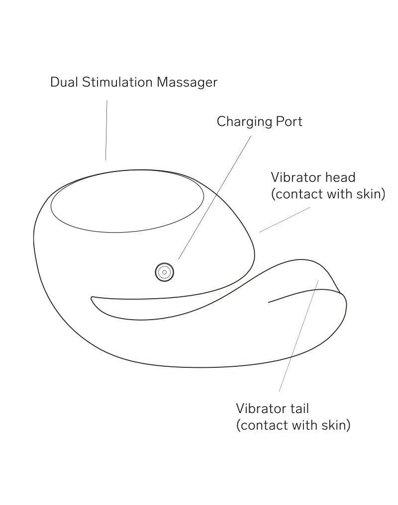 LELO - IDA Wave - Massagegerät mit dualer Stimulation (mit App-Steuerung) - Koralle