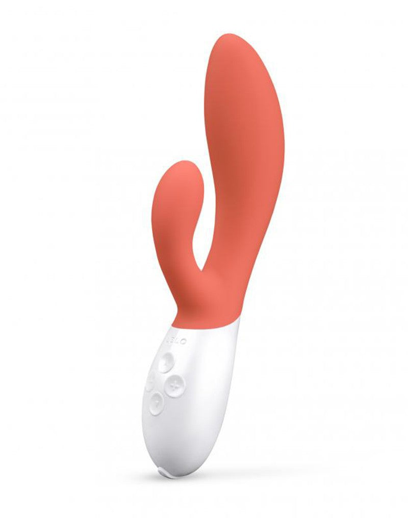 1: LELO - Ina 3 - Rabbit Vibrator - Coral