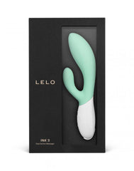 2: LELO - Ina 3 - Rabbit Vibrator - Seaweed