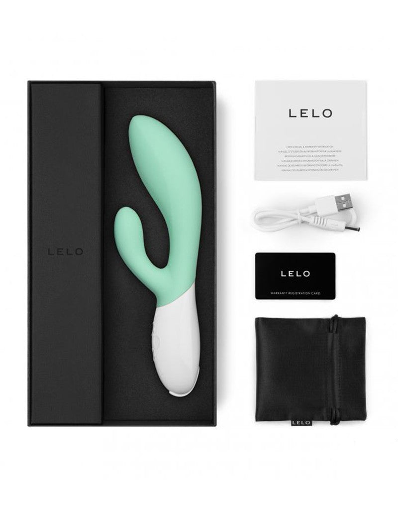 3: LELO - Ina 3 - Rabbit Vibrator - Seaweed