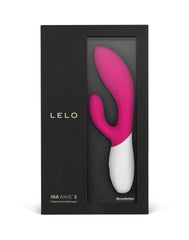 2: LELO - Ina Wave 2 - Rabbit Vibrator - Cerise