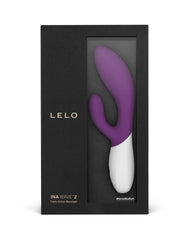 2: LELO - Ina Wave 2 - Rabbit Vibrator - Plum