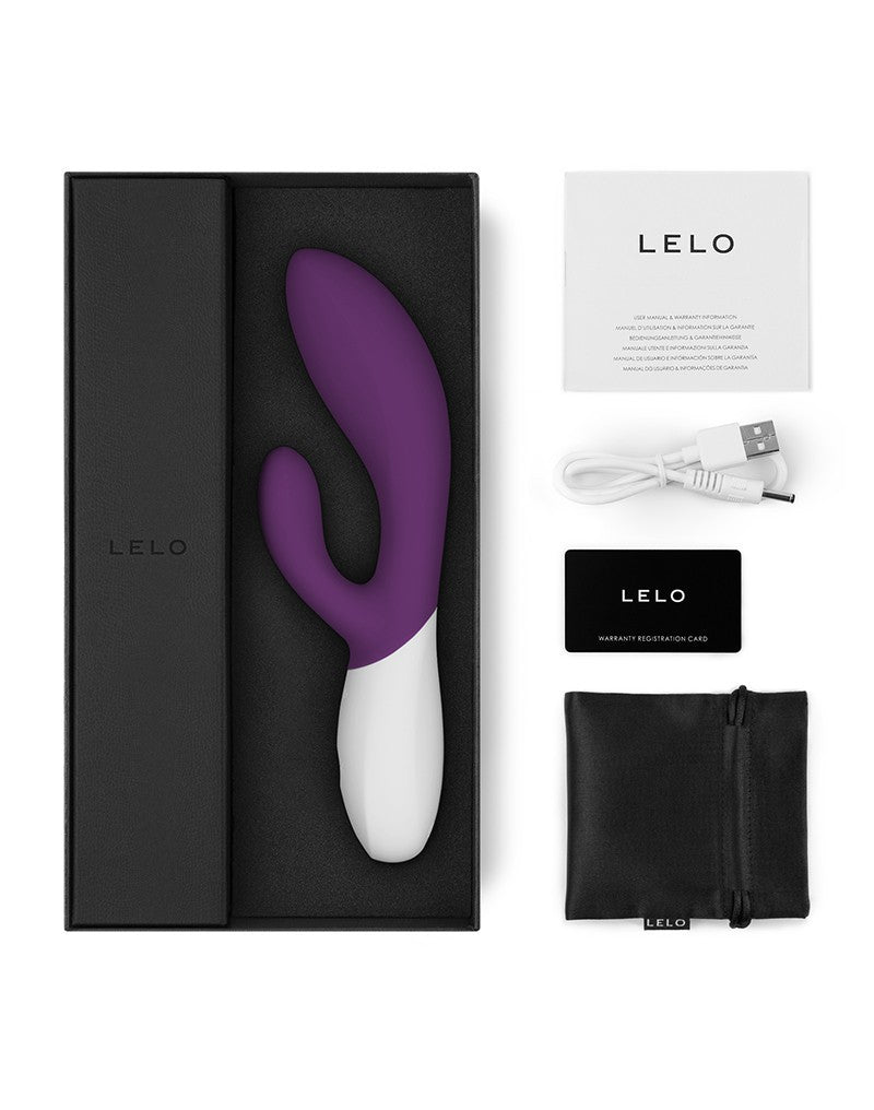 3: LELO - Ina Wave 2 - Rabbit Vibrator - Plum
