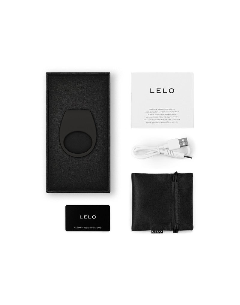 LELO - Tor 3 - Penisring-Vibrator (mit App-Steuerung) - Schwarz