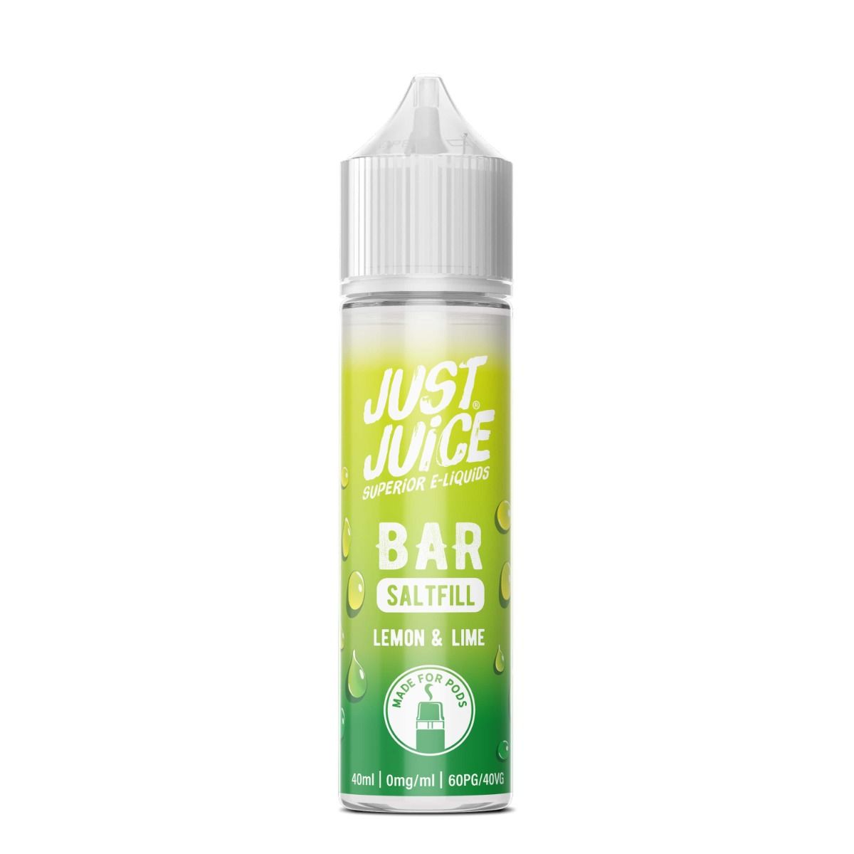 Just Juice BAR RANGE - Lemon & Lime - 40ml - Shortfill