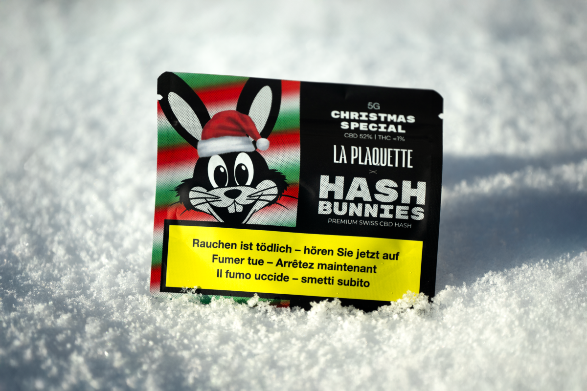 LIMITED - La Plaquette x Hash Bunnies - CBD Hash - Christmas Special - 5g