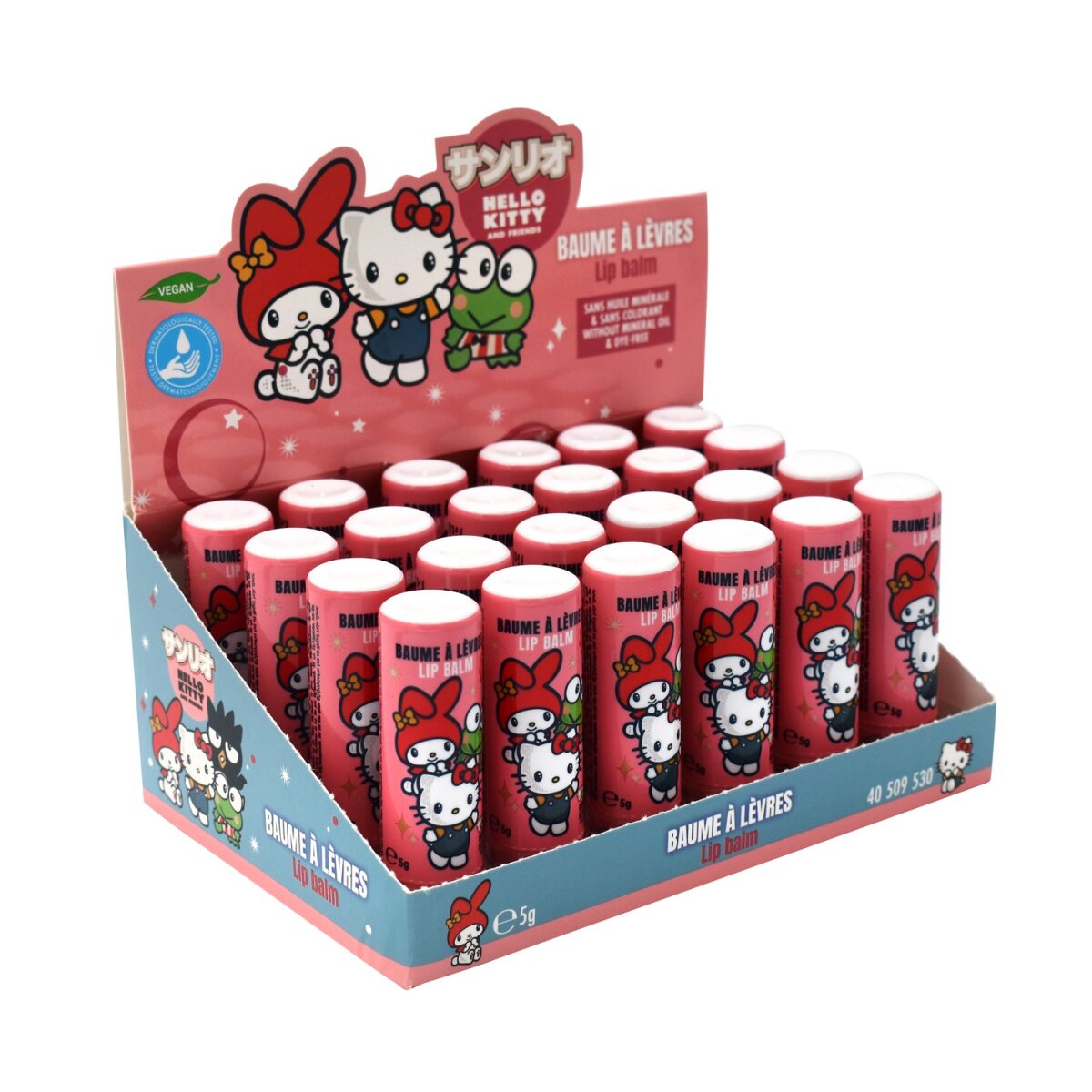 Lip Balm - Lippenstift - Hello Kitty & Friends - Display - 24 Stück