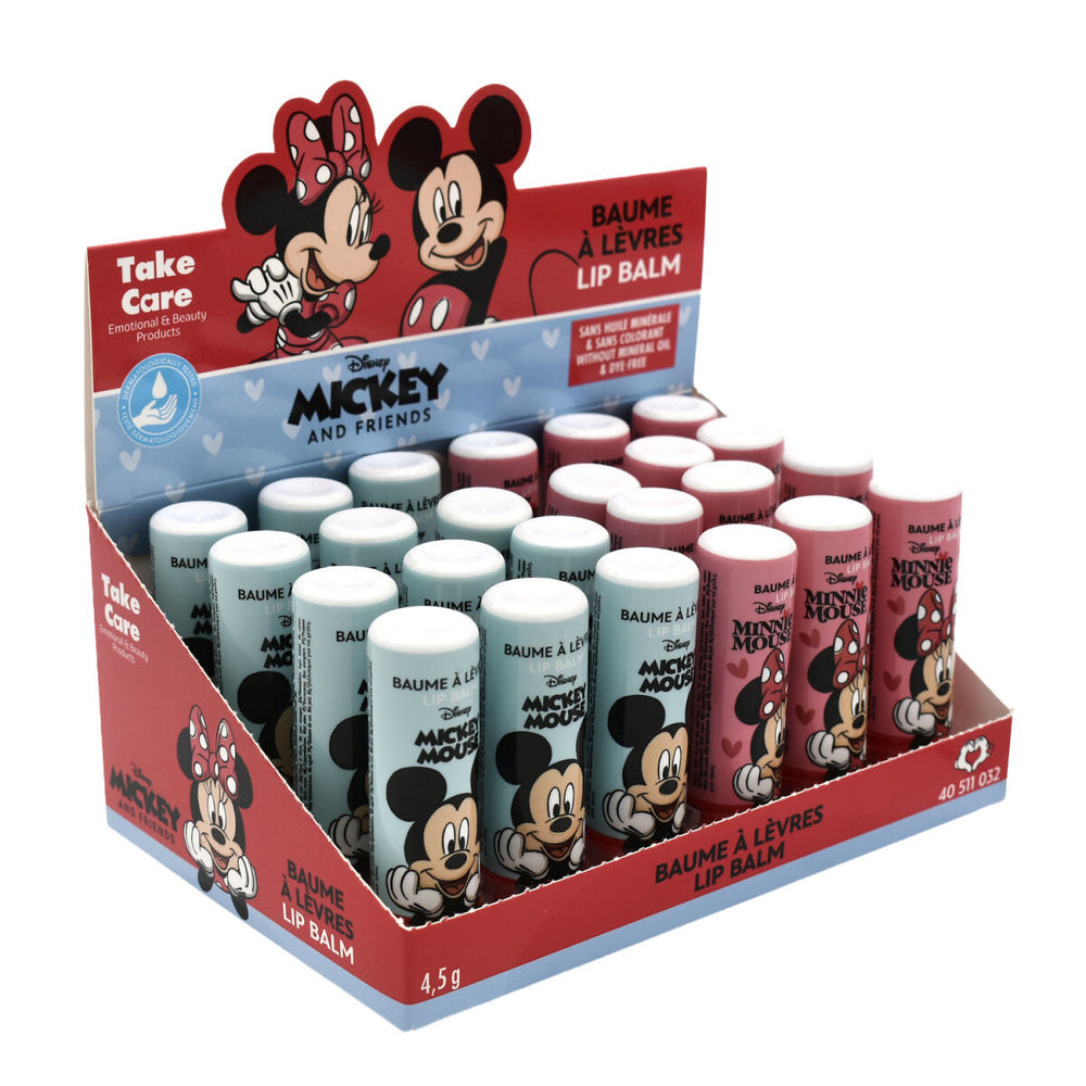 Lip Balm - Lippenstift - Walt Disney Mickey & Minnie - Display - 24 Stück