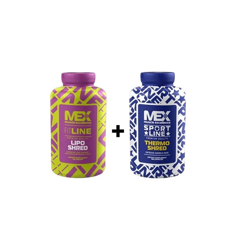 Lipo Shred - 120caps + Thermo Shred - 180 caps