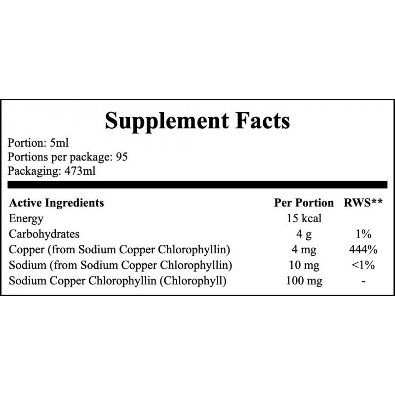 Liquid Chlorophyll - 473ml - Mint x12