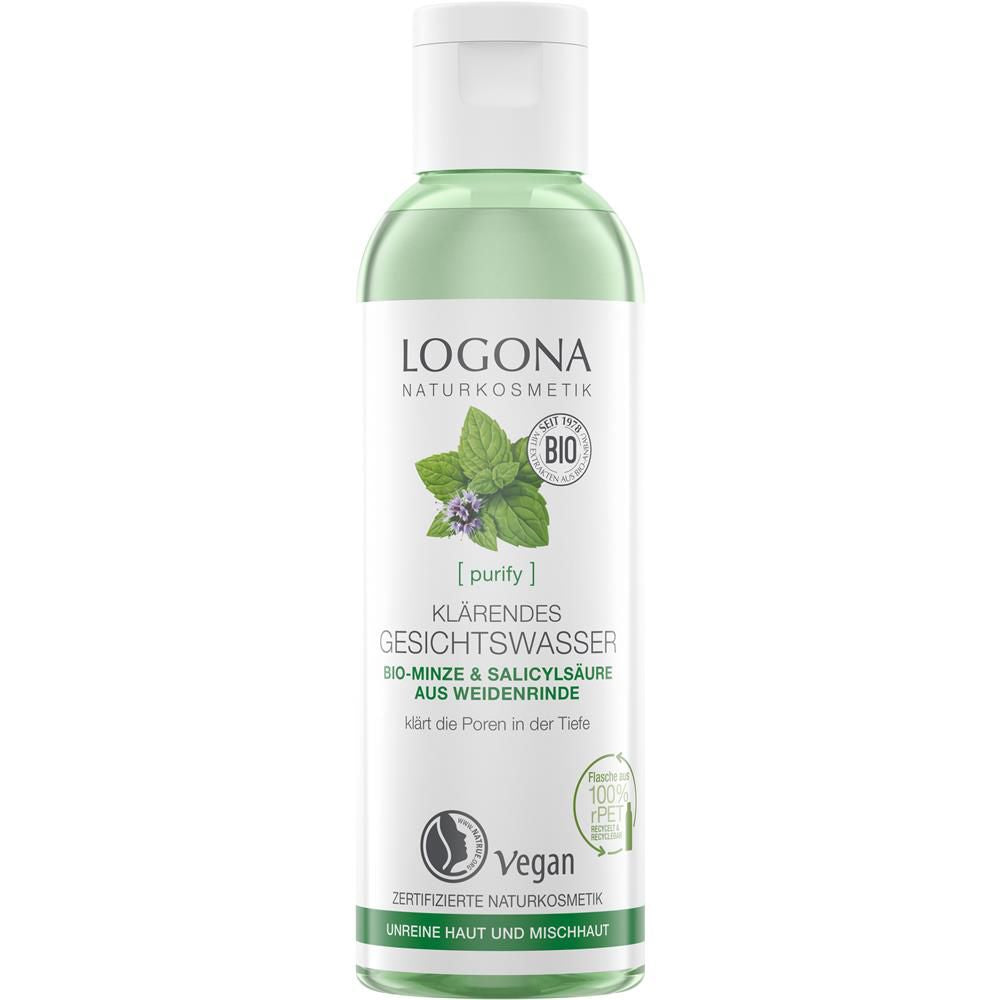 Logona Minze Gesichtswasser klärend, 125 ml