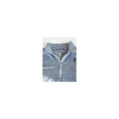 Longsleeve Woman's - Half-zip Grey - L