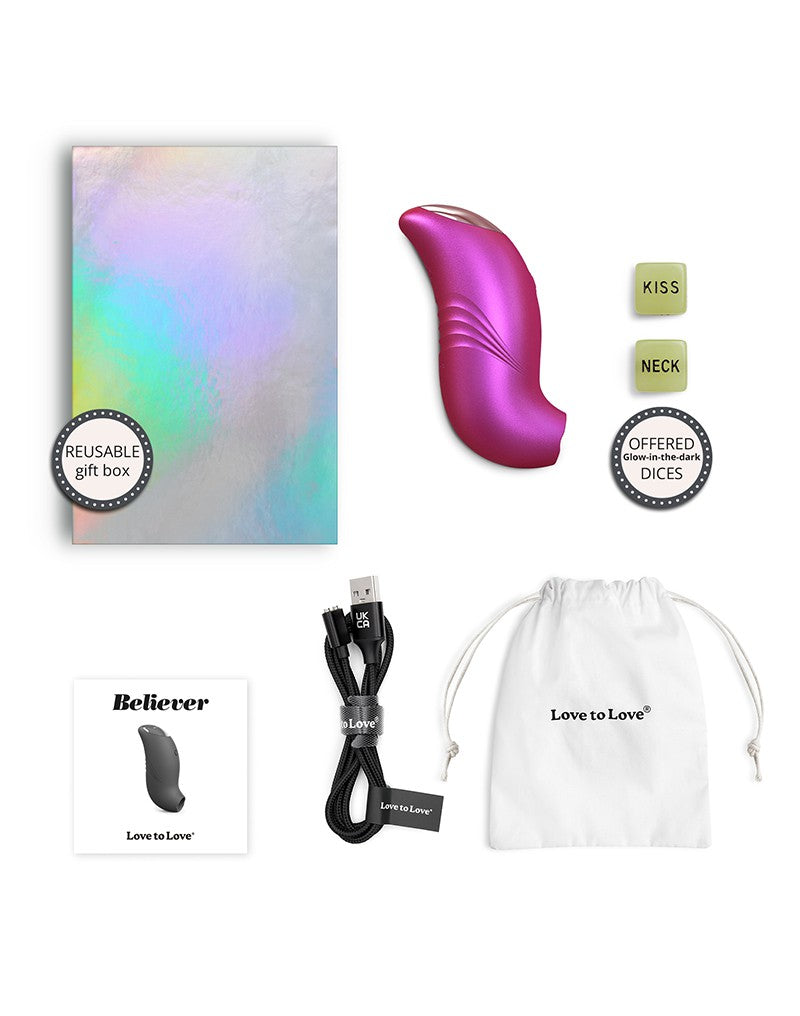 6: Love to Love - Believer - Klitoris-Vibrator - Rosa