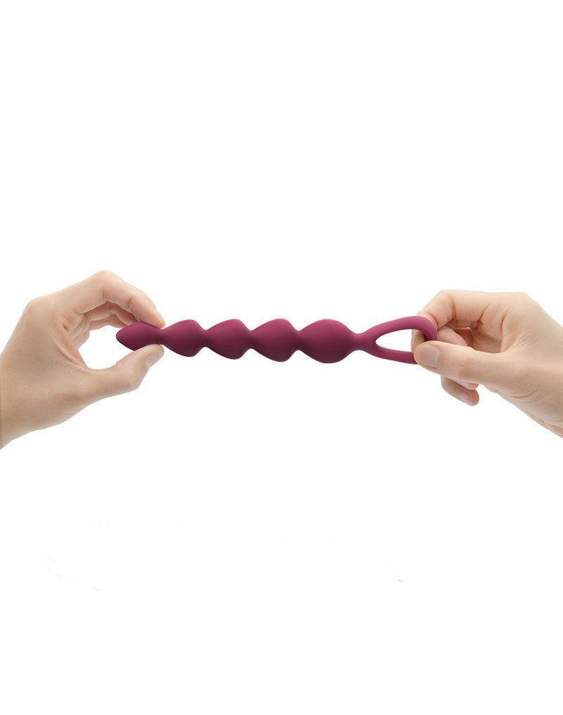 7: Love to Love - Bing Bang Größe M - Analkugeln - Plum