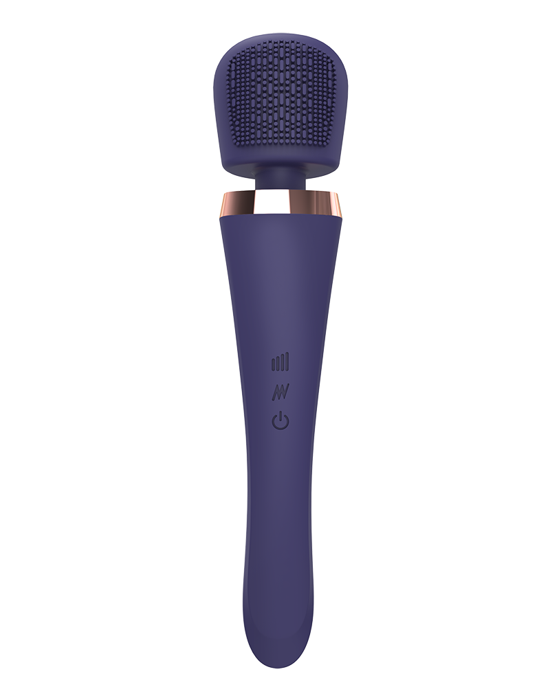 4: Love to Love - Brush Crush - Zauberstab Vibrator - Indigo