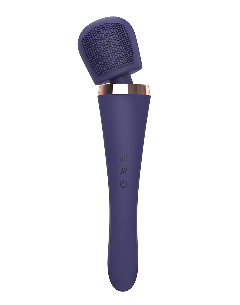 5: Love to Love - Brush Crush - Zauberstab Vibrator - Indigo