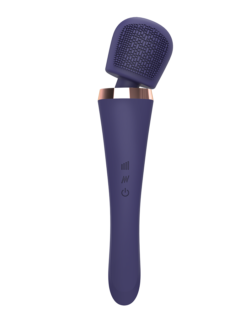 6: Love to Love - Brush Crush - Zauberstab Vibrator - Indigo