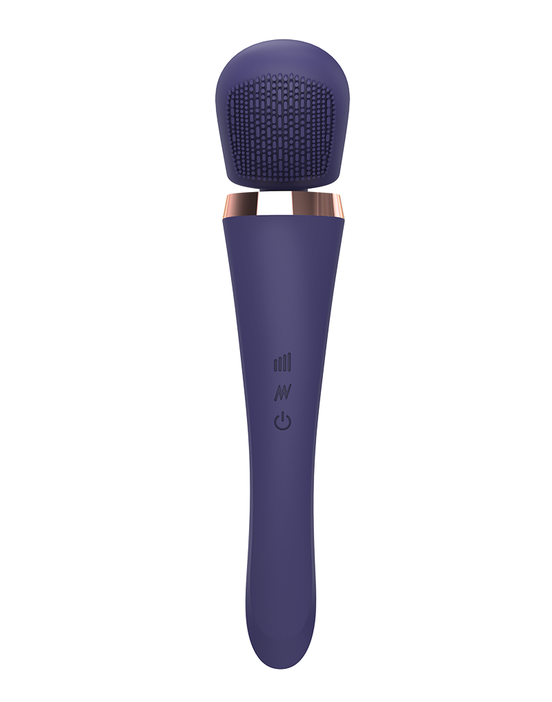 7: Love to Love - Brush Crush - Zauberstab Vibrator - Indigo