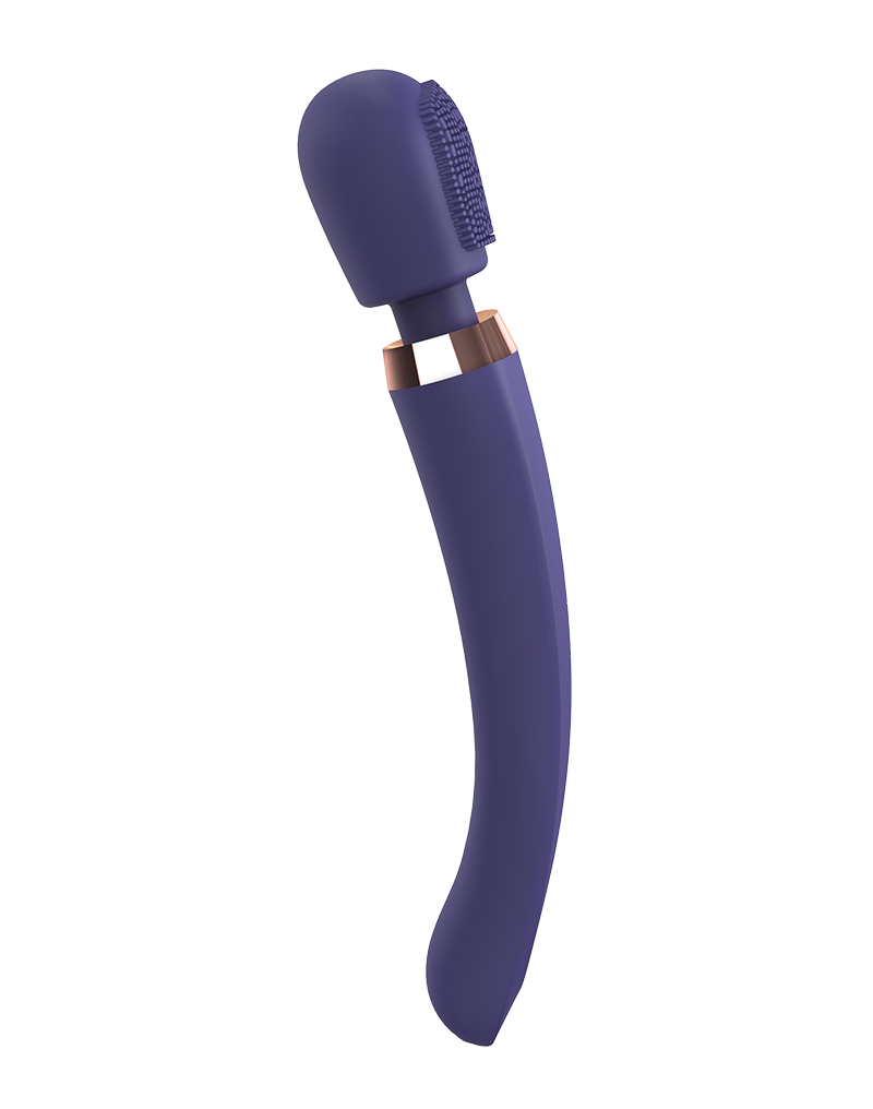 10: Love to Love - Brush Crush - Zauberstab Vibrator - Indigo